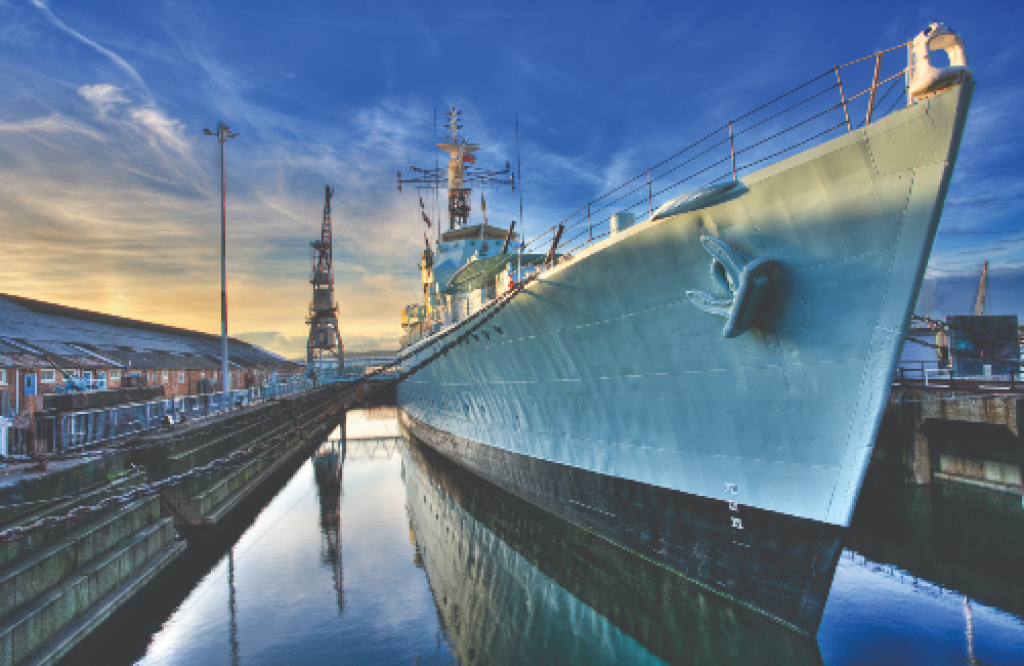 HMS Cavalier (1944) Historic Dockyard credit Robert Radford