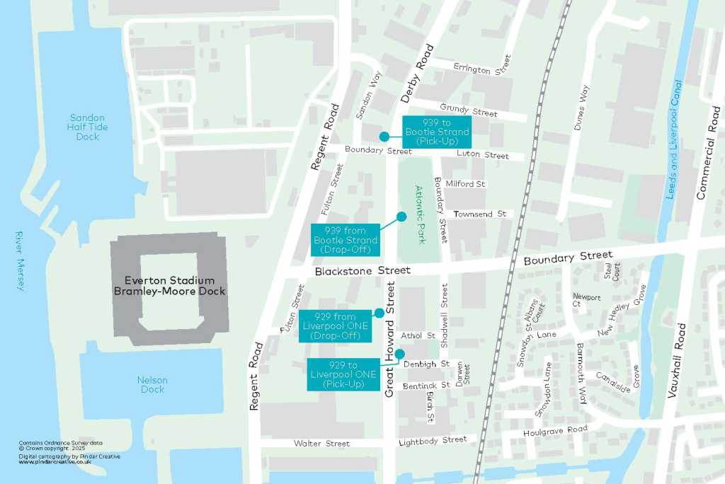 Hill Dickinson Stadium Bramley Moore Dock Bus Pick Up Drop Off