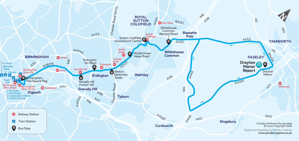 DM1 route map